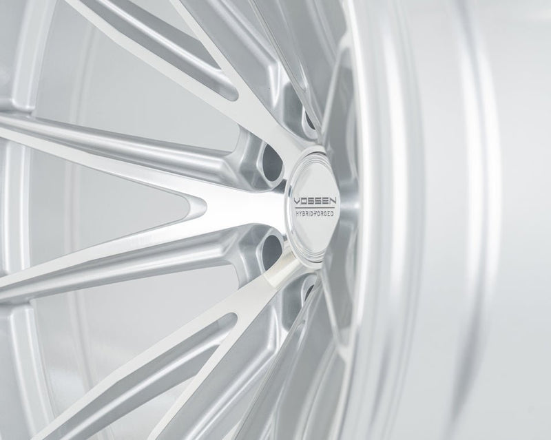 Vossen HFX - 2 Silver Polished 18x9 ET0 Offset 6x139.7 Bolt Pattern Super Deep Concave Wheels offroad accessory | Iron Ridge Offroad