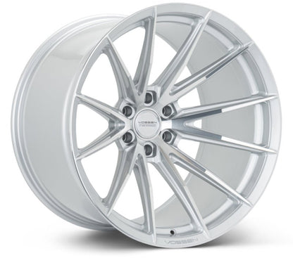 Vossen HFX - 2 Silver Polished 18x9 ET0 Offset 6x139.7 Bolt Pattern Super Deep Concave Wheels offroad accessory | Iron Ridge Offroad