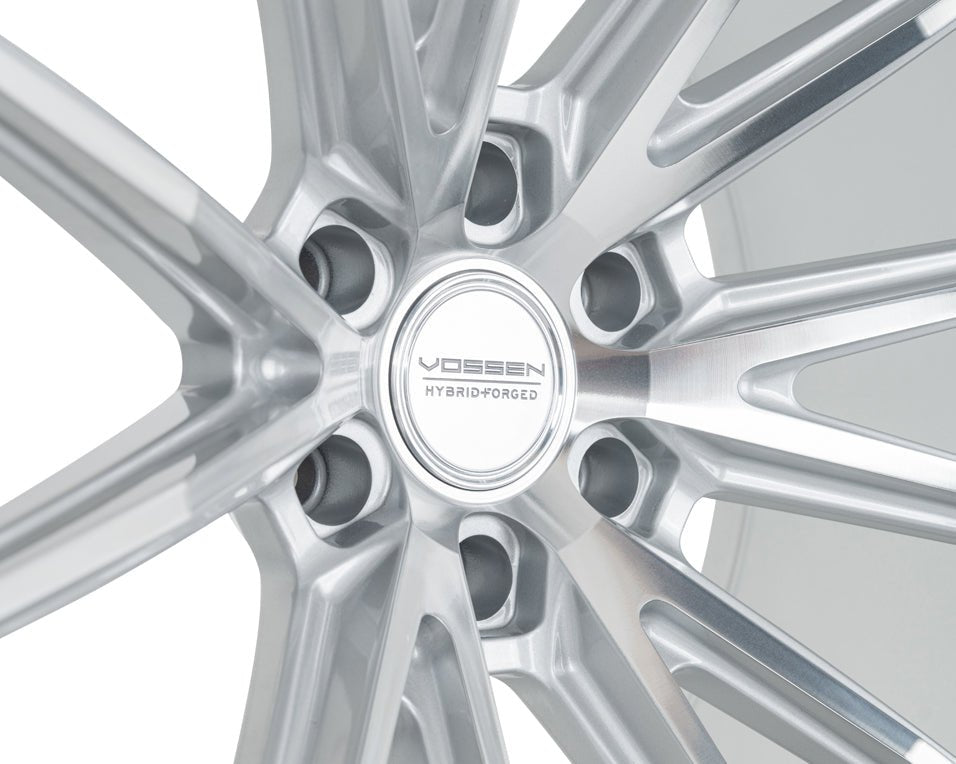 Vossen HFX - 2 Silver Polished 18x9 ET0 Offset 6x139.7 Bolt Pattern Super Deep Concave Wheels offroad accessory | Iron Ridge Offroad