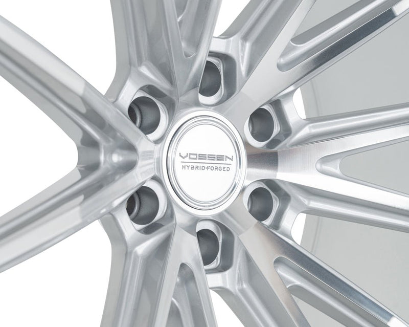 Vossen HFX - 2 Silver Polished 18x9 ET0 Offset 6x139.7 Bolt Pattern Super Deep Concave Wheels offroad accessory | Iron Ridge Offroad
