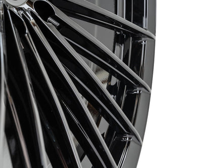Vossen HFX - 4 Gloss Black 22x9.5 ET20 Offset 6x139.7 Bolt Pattern Deep Concave Wheels offroad accessory | Iron Ridge Offroad