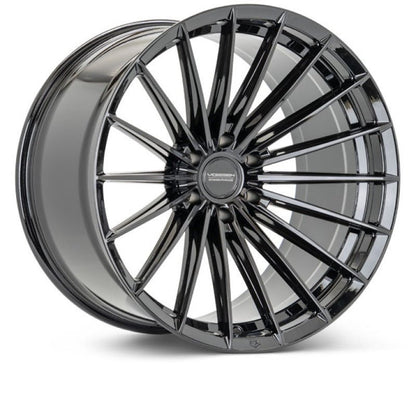 Vossen HFX - 4 Gloss Black 22x9.5 ET20 Offset 6x139.7 Bolt Pattern Deep Concave Wheels offroad accessory | Iron Ridge Offroad