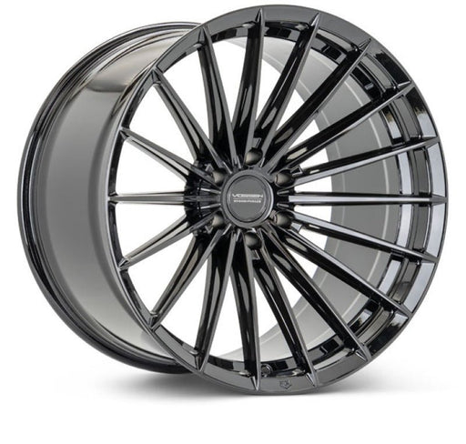 Vossen HFX - 4 Gloss Black 22x9.5 ET30 Offset 6x139.7 Bolt Pattern Deep Concave Wheels offroad accessory | Iron Ridge Offroad