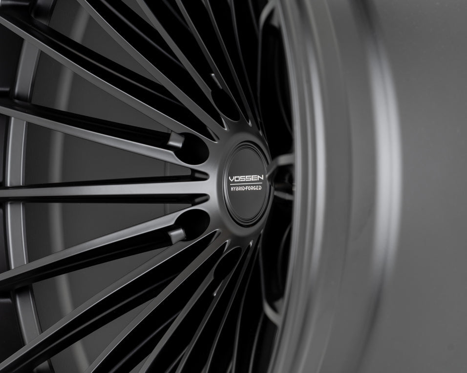 Vossen HFX - 4 Satin black 20x10 ET - 18 Offset 6x139.7 Bolt Pattern Super Deep Concave Wheels offroad accessory | Iron Ridge Offroad