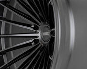 Vossen HFX - 4 Satin black 20x10 ET - 18 Offset 6x139.7 Bolt Pattern Super Deep Concave Wheels offroad accessory | Iron Ridge Offroad