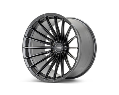 Vossen HFX - 4 Satin black 20x10 ET - 18 Offset 6x139.7 Bolt Pattern Super Deep Concave Wheels offroad accessory | Iron Ridge Offroad