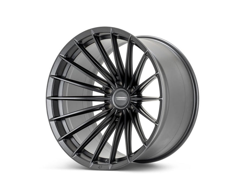 Vossen HFX - 4 Satin black 20x10 ET - 18 Offset 6x139.7 Bolt Pattern Super Deep Concave Wheels offroad accessory | Iron Ridge Offroad