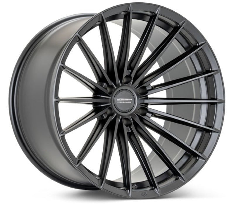 Vossen HFX - 4 Satin Black 22x10 ET - 18 Offset 6x139.7 Bolt Pattern super Deep Concave Wheels offroad accessory | Iron Ridge Offroad