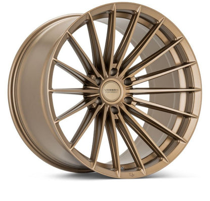 Vossen HFX - 4 Satin Bronze 20x10 ET - 18 Offset 6x139.7 Bolt Pattern Super Deep Concave Wheels offroad accessory | Iron Ridge Offroad