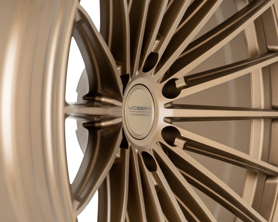 Vossen HFX - 4 Satin Bronze 20x10 ET - 18 Offset 6x139.7 Bolt Pattern Super Deep Concave Wheels offroad accessory | Iron Ridge Offroad