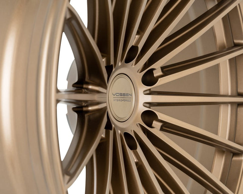 Vossen HFX - 4 Satin Bronze 20x10 ET - 18 Offset 6x139.7 Bolt Pattern Super Deep Concave Wheels offroad accessory | Iron Ridge Offroad