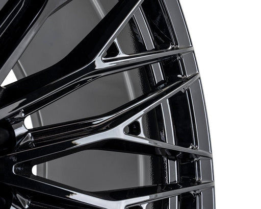 Vossen HFX - 6 Gloss Black 20x10 ET - 18 Offset 6x139.7 Bolt Pattern Super Deep Concave Wheels offroad accessory | Iron Ridge Offroad