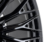 Vossen HFX - 6 Gloss Black 22x10 ET - 18 Offset 6x139.7 Bolt Pattern Super Deep Concave Wheels offroad accessory | Iron Ridge Offroad