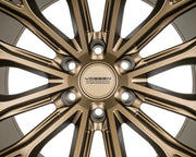 Vossen HFX - 6 Terra Bronze 22x9.5 ET20 Offset 6x139.7 Bolt Pattern Deep Concave Wheels offroad accessory | Iron Ridge Offroad