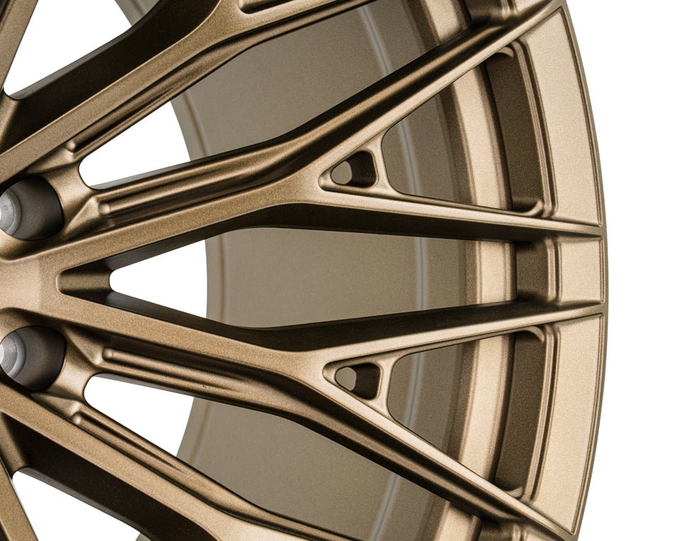 Vossen HFX - 6 Terra Bronze 22x9.5 ET30 Offset 6x139.7 Bolt Pattern Deep Concave Wheels offroad accessory | Iron Ridge Offroad