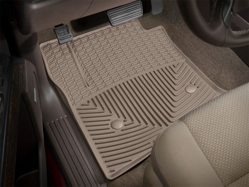 WeatherTech 14+ Chevrolet Silverado Front Rubber Floor Mats | GMC Sierra 1500/2500HD/3500HD (19-26/20-26) (W309TN) Floor Mats offroad accessory | Iron Ridge Offroad