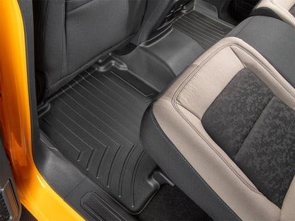 WeatherTech 2021+ Ford Bronco 4 Door Rear FloorLiner - Black Floor Mats offroad accessory | Iron Ridge Offroad