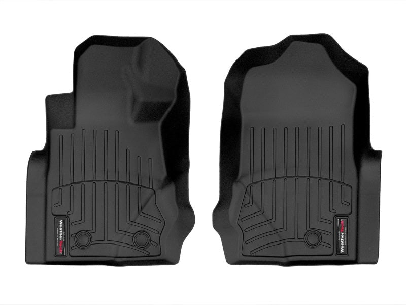 WeatherTech 2021+ Ford Bronco Vinyl (Vinyl Floors Only) Front Rubber Mats - Black Floor Mats offroad accessory | Iron Ridge Offroad