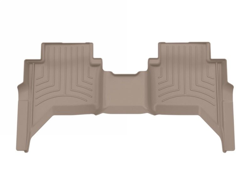 WeatherTech 2024 Ford Ranger (Incl. Raptor) w/Carpet Flooring Rear FloorLiner HP - Tan Floor Mats offroad accessory | Iron Ridge Offroad