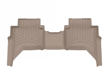 WeatherTech 2024 Ford Ranger (Incl. Raptor) w/Carpet Flooring Rear FloorLiner HP - Tan Floor Mats offroad accessory | Iron Ridge Offroad