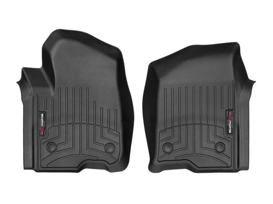 WeatherTech Front FloorLiner | Chevrolet Silverado 1500 (19-26) / Silverado ZR2 / Sierra 1500 / Sierra AT4 / AT4X / Sierra HD (20-26) (4414361V) Floor Mats offroad accessory | Iron Ridge Offroad