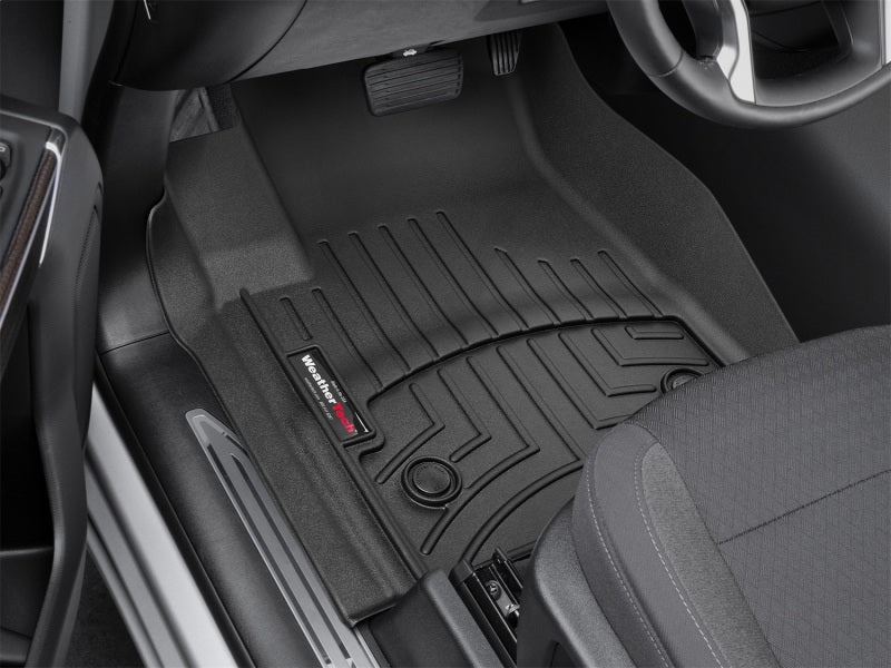 WeatherTech Front FloorLiner | Chevrolet Silverado 1500 (19-26) / Silverado ZR2 / Sierra 1500 / Sierra AT4 / AT4X / Sierra HD (20-26) (4414361V) Floor Mats offroad accessory | Iron Ridge Offroad