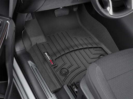 WeatherTech Front FloorLiner | Chevrolet Silverado 1500 (19-26) / Silverado ZR2 / Sierra 1500 / Sierra AT4 / AT4X / Sierra HD (20-26) (4414361V) Floor Mats offroad accessory | Iron Ridge Offroad