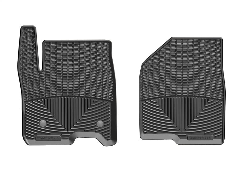 WeatherTech Front Rubber Mats | Chevrolet Silverado 1500 (19-26) / GMC Sierra (19-26) (W489) Floor Mats offroad accessory | Iron Ridge Offroad