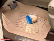 WeatherTech Rear FloorLiner | Chevrolet Silverado 1500 (19-23), GMC Sierra (19-23), Crew Cab, Black (4414365IM) Floor Mats offroad accessory | Iron Ridge Offroad