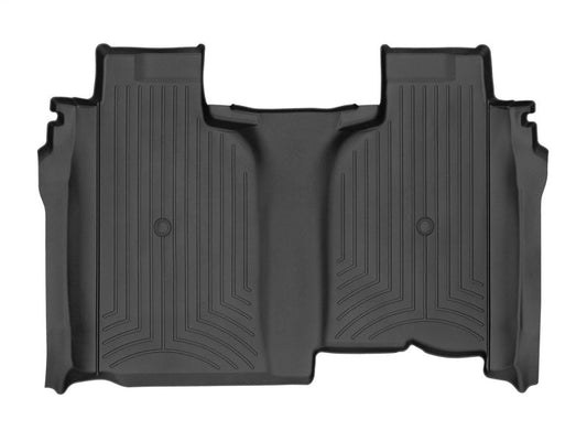 WeatherTech Rear FloorLiner | Chevrolet Silverado 1500 (19+), GMC Sierra (19+), Crew Cab, Vinyl Floors (4414365V) Floor Mats offroad accessory | Iron Ridge Offroad