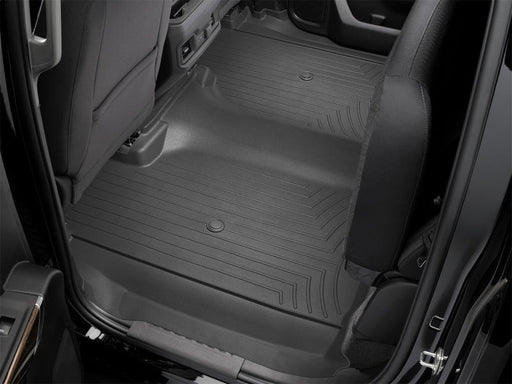 WeatherTech Rear FloorLiner | Chevrolet Silverado 1500 / Silverado ZR2 / GMC Sierra 1500 / Sierra AT4 / Sierra AT4X (4414365) Floor Mats offroad accessory | Iron Ridge Offroad