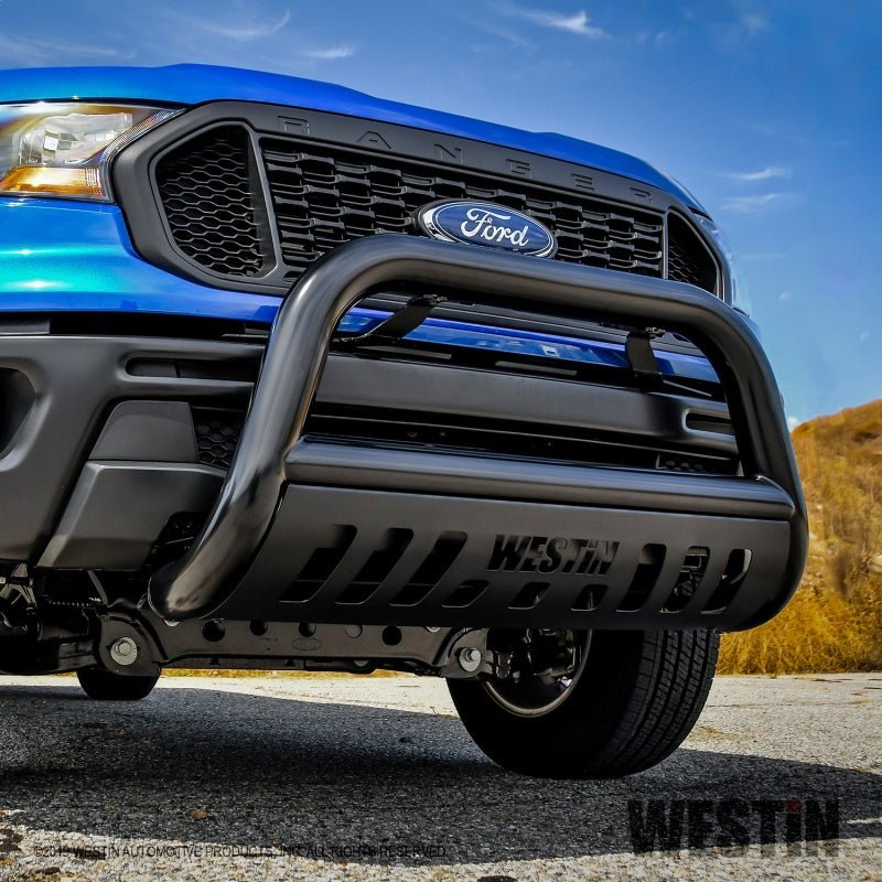 Westin 19 - 21 Ford Ranger E - Series Bull Bar - Black Bumpers offroad accessory | Iron Ridge Offroad