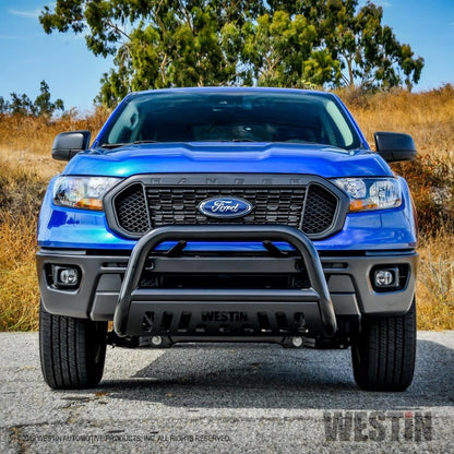 Westin 19 - 21 Ford Ranger E - Series Bull Bar - Black Bumpers offroad accessory | Iron Ridge Offroad