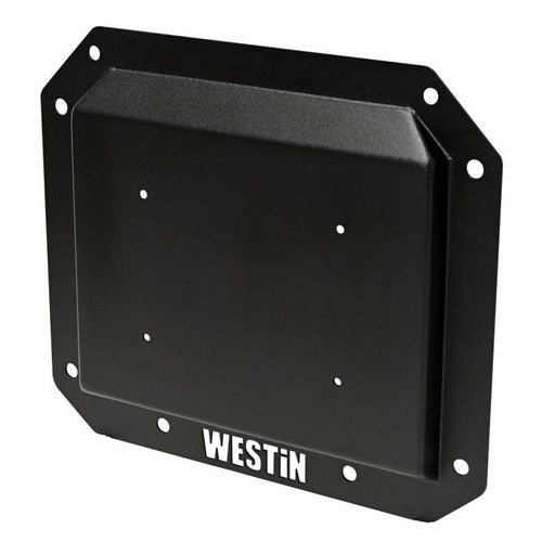 Westin 21 - 26 Ford Bronco (Excl. Sport) Spare Tire Delete Plate - Tex. Blk Bumpers offroad accessory | Iron Ridge Offroad
