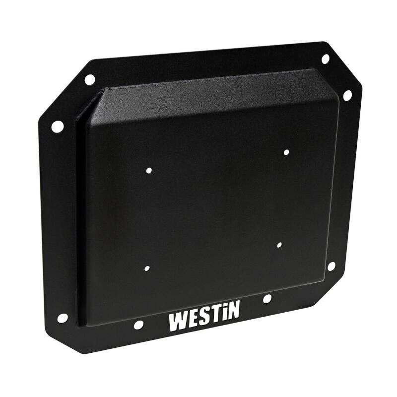 Westin 21 - 26 Ford Bronco (Excl. Sport) Spare Tire Delete Plate - Tex. Blk Bumpers offroad accessory | Iron Ridge Offroad