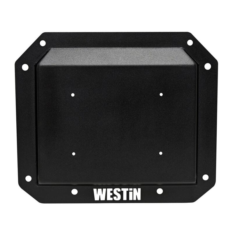 Westin 21 - 26 Ford Bronco (Excl. Sport) Spare Tire Delete Plate - Tex. Blk Bumpers offroad accessory | Iron Ridge Offroad