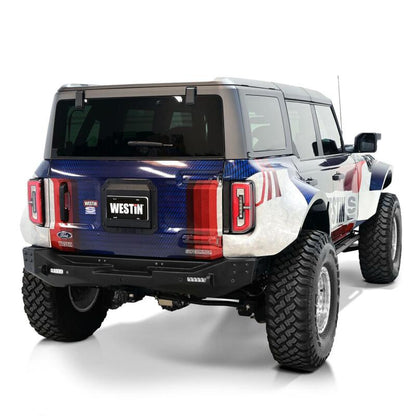 Westin 21 - 26 Ford Bronco (Excl. Sport) Spare Tire Delete Plate - Tex. Blk Bumpers offroad accessory | Iron Ridge Offroad