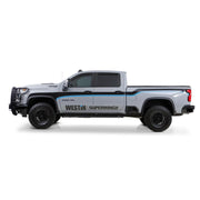 Westin AT6 Running Boards | Chevrolet Silverado 1500 / 2500HD / 3500HD / GMC Sierra 1500 / 2500HD / 3500HD (19-26) (24-64765) Nerf Bars & Running Boards offroad accessory | Iron Ridge Offroad