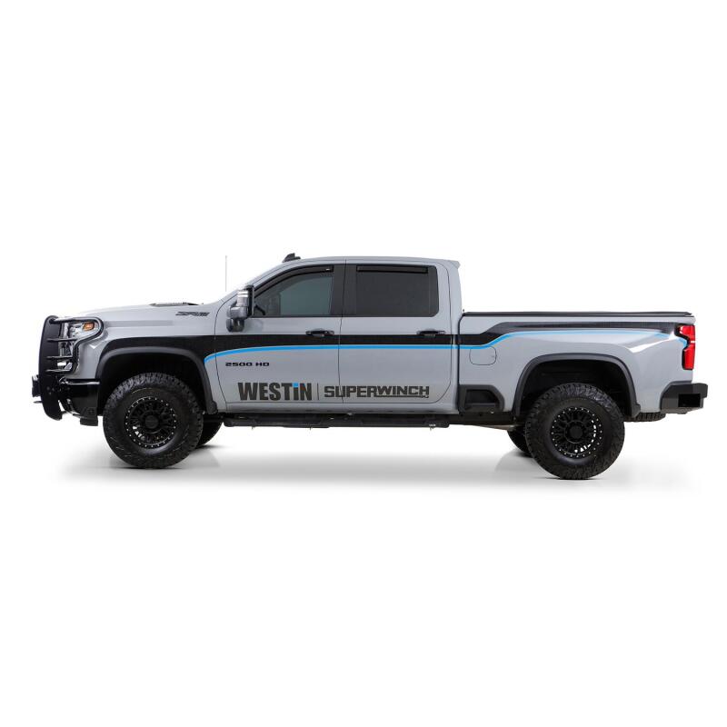 Westin AT6 Running Boards | Chevrolet Silverado 1500 / 2500HD / 3500HD / GMC Sierra 1500 / 2500HD / 3500HD (19-26) (24-64765) Nerf Bars & Running Boards offroad accessory | Iron Ridge Offroad