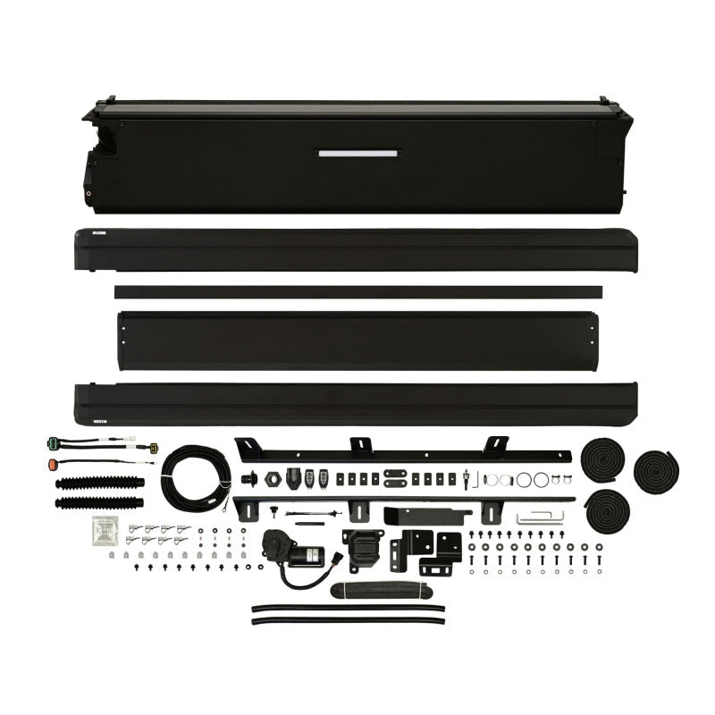 Westin Electric Retractable Tonneau Cover | Chevrolet Silverado 1500 / Silverado ZR2 / GMC Sierra 1500 / Sierra AT4 / Sierra AT4X (19-54745) Tonneau Covers offroad accessory | Iron Ridge Offroad