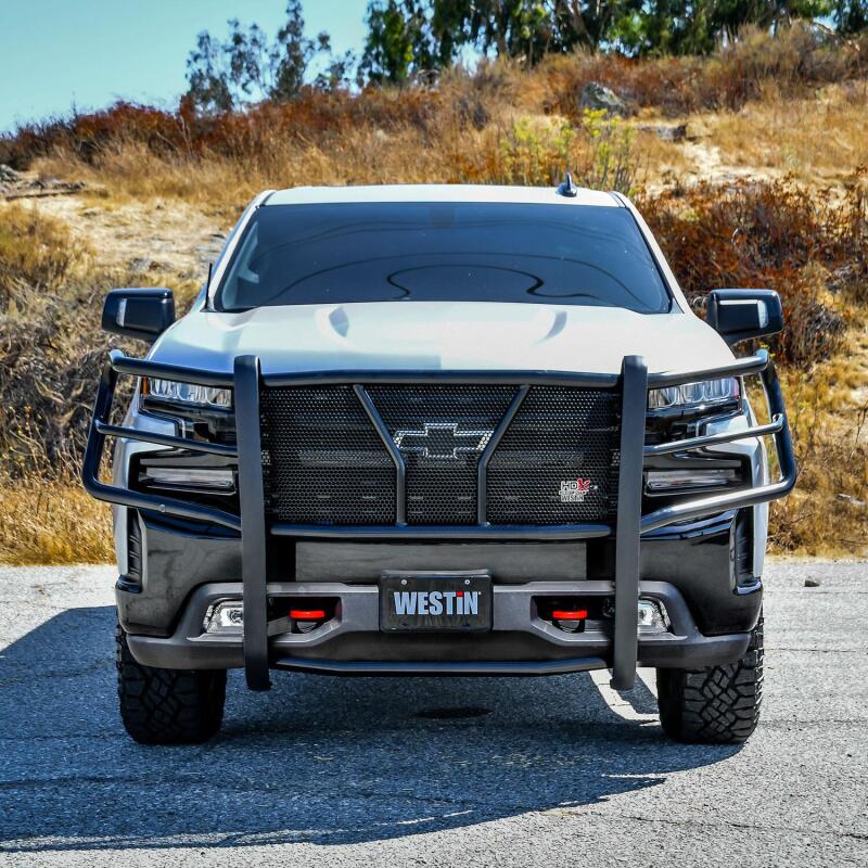 Westin HDX Grille Guard | Chevrolet Silverado 1500 (19-26) / Silverado ZR2 (22-26) (57-23955) Bumpers, Grilles & Guards offroad accessory | Iron Ridge Offroad