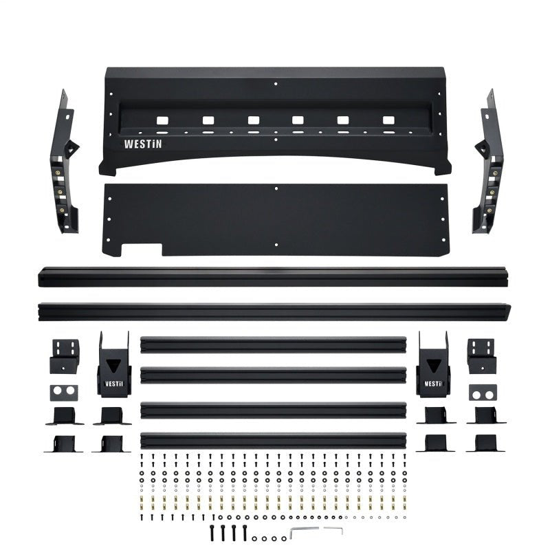 Westin Mesa Roof Rack Textured Black - 2021+ Ford Bronco 2 DR Roofs & Roof Accessories offroad accessory | Iron Ridge Offroad