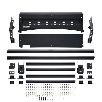 Westin Mesa Roof Rack Textured Black - 2021+ Ford Bronco 2 DR Roofs & Roof Accessories offroad accessory | Iron Ridge Offroad