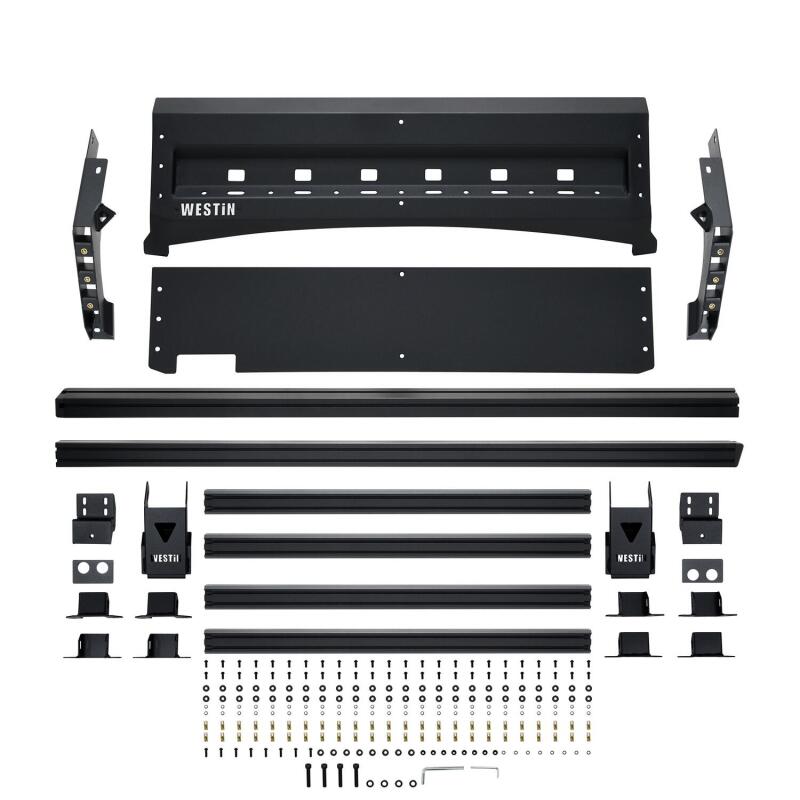 Westin Mesa Roof Rack Textured Black - 2021+ Ford Bronco 2 DR Roofs & Roof Accessories offroad accessory | Iron Ridge Offroad
