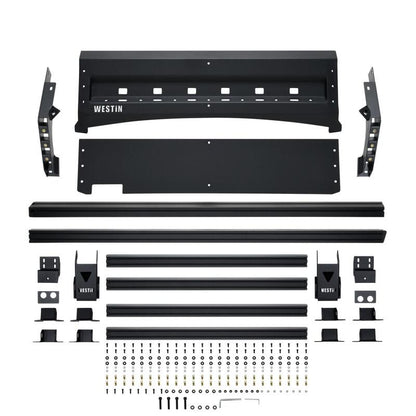 Westin Mesa Roof Rack Textured Black - 2021+ Ford Bronco 2 DR Roofs & Roof Accessories offroad accessory | Iron Ridge Offroad