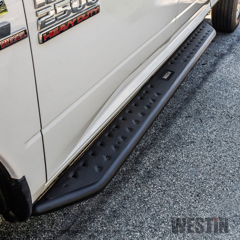 Westin Outlaw Nerf Step Bars (SIDE): Dodge Ram 1500 / 2500 / 3500 (09-23) / Ram 1500 Classic (19-23) Nerf Bars & Running Boards offroad accessory | Iron Ridge Offroad
