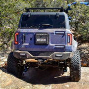 Westin Pro - Series Rear Bumper Textured Black - 2021+ Ford Bronco Bumpers offroad accessory | Iron Ridge Offroad
