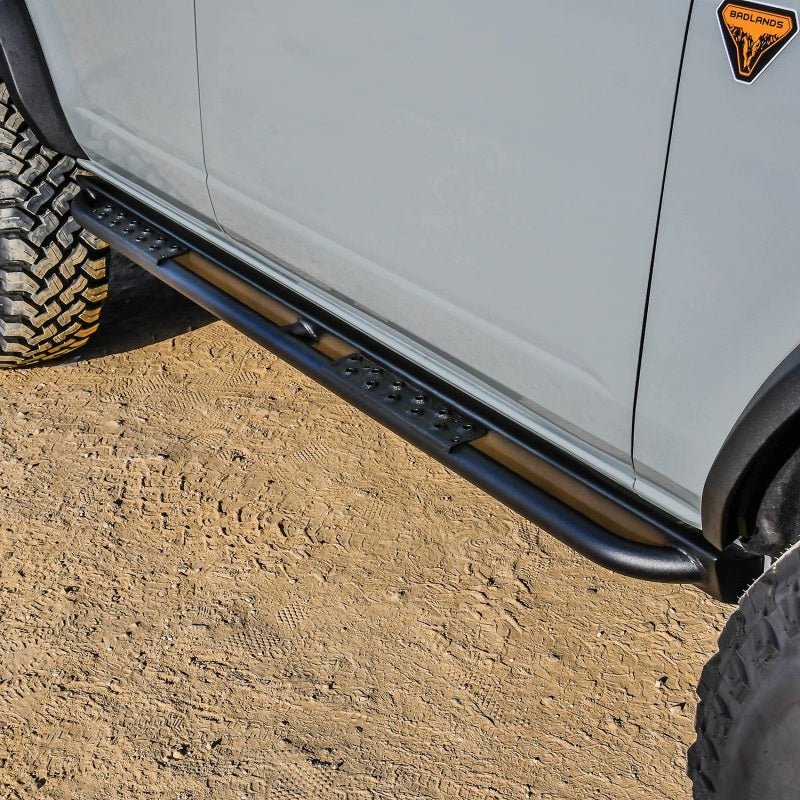 Westin XTS Rock Slider Textured Black - 2021+ Ford Bronco 4DR Body Armor & Protection offroad accessory | Iron Ridge Offroad