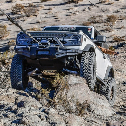 Westin XTS Skid Plate Textured Black - 2021+ Ford Bronco Body Armor & Protection offroad accessory | Iron Ridge Offroad